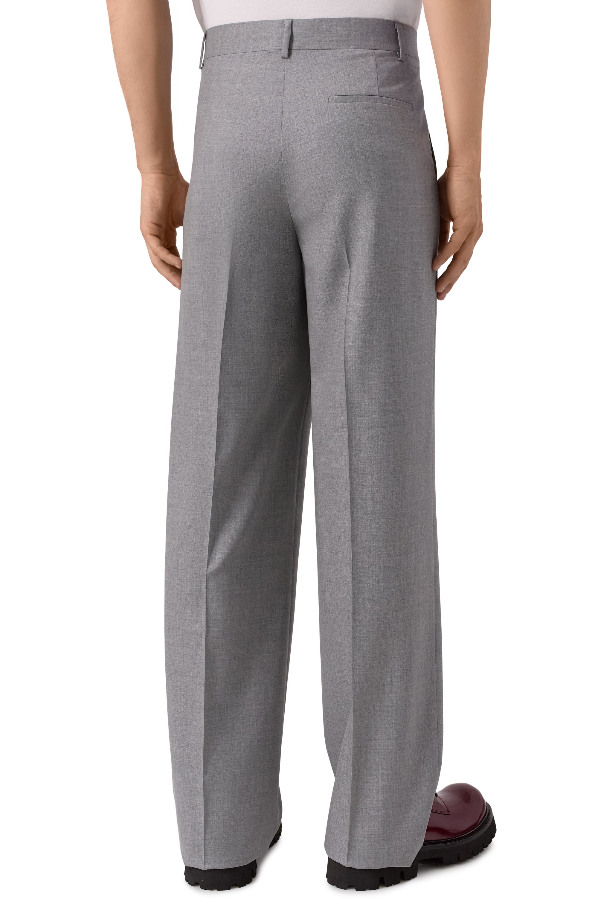 Шерстяные брюки MOSCHINO, арт. V0307/5238, фото 4