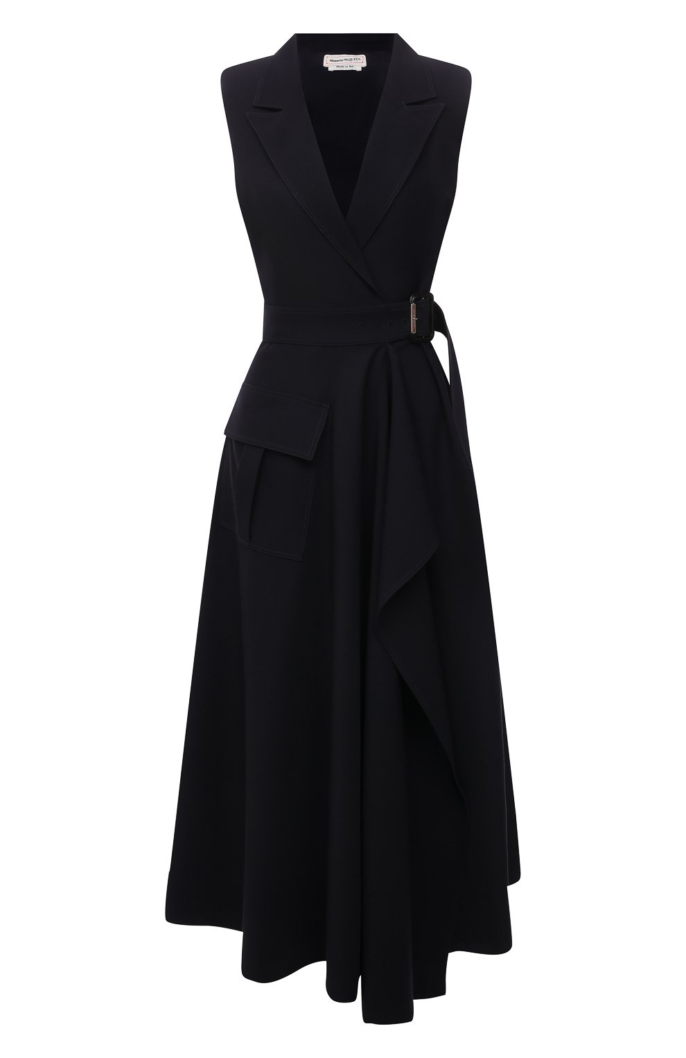 Платье из шерсти и хлопка ALEXANDER MCQUEEN, арт. 666319/QJACF, фото 1