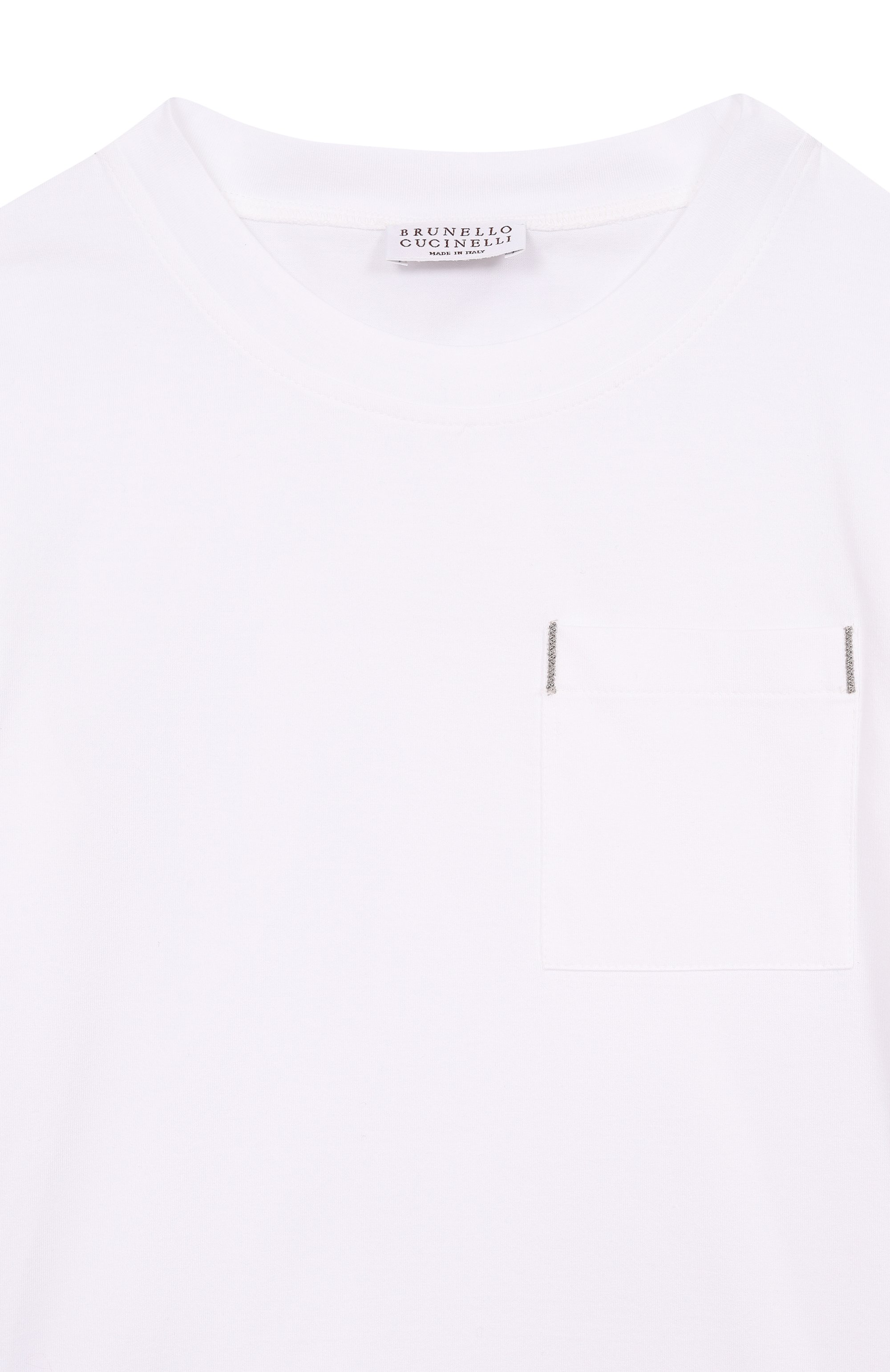 Хлопковая футболка BRUNELLO CUCINELLI, арт. B0T81T458B, фото 3
