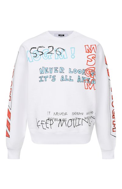 Мужской хлопковый свитшот MSGM, арт. 4040MM112SE/267090