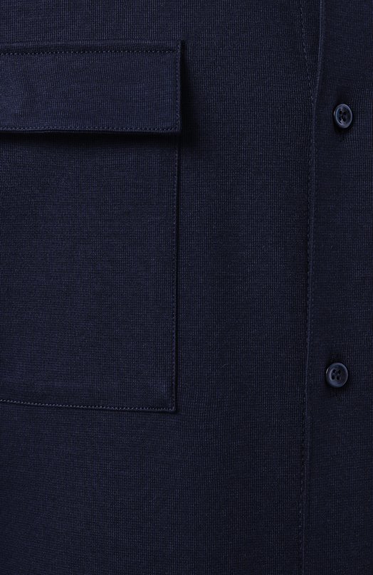 Хлопковая рубашка Paul&Shark 25413352/M Синий  25413352/M Фото 6