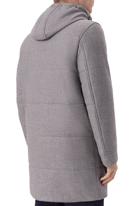 Парка из шерсти и кашемира Andrea Campagna M0D.IMPERAT0/321014GQ Серый  M0D.IMPERAT0/321014GQ Фото 4