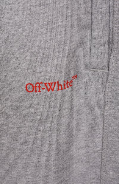 Хлопковые джоггеры OFF-WHITE, арт. 0BCH001S25FLE001/12+, фото 3