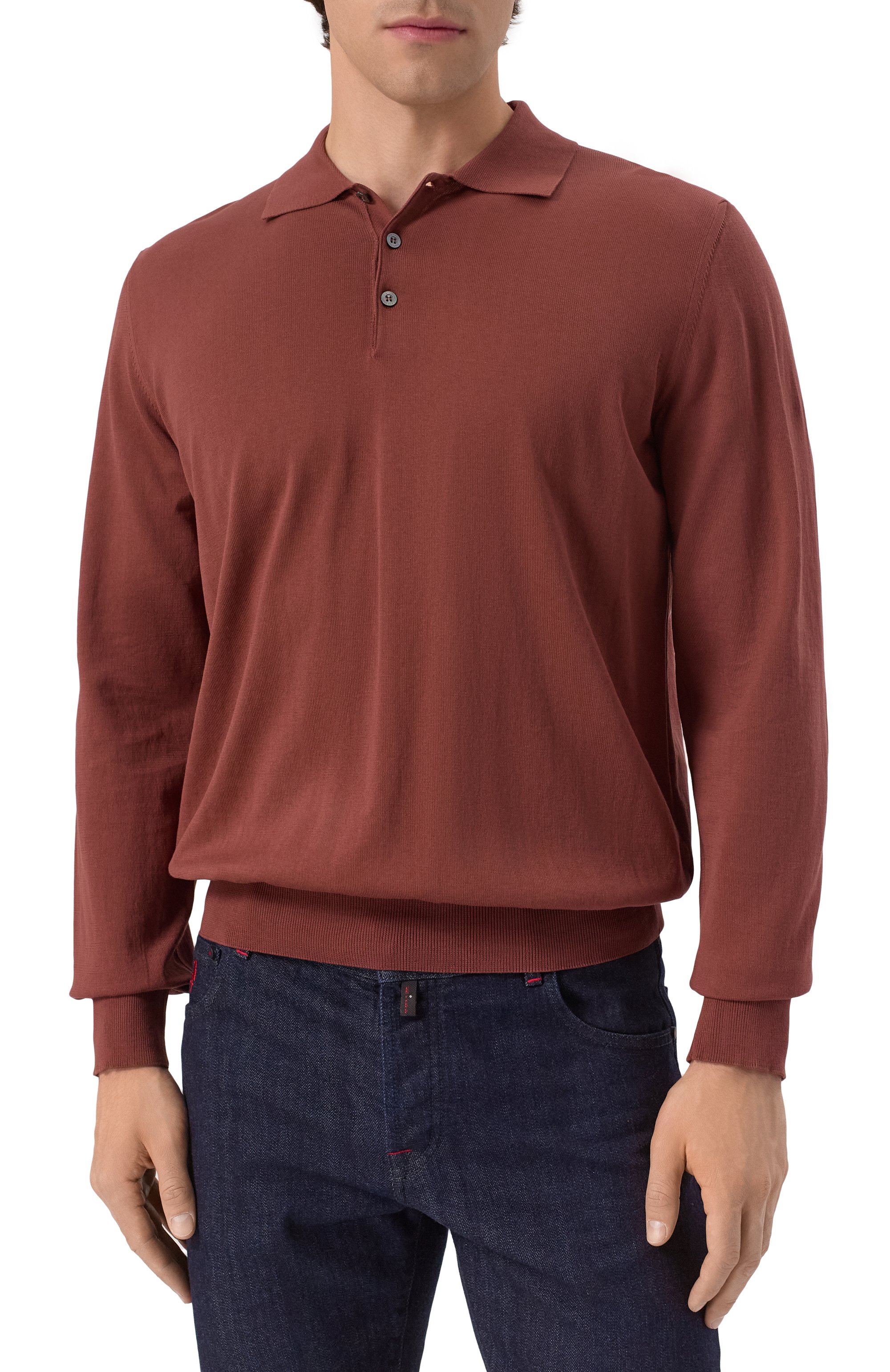 Хлопковое поло CANALI, арт. C0017/MK00145, фото 3