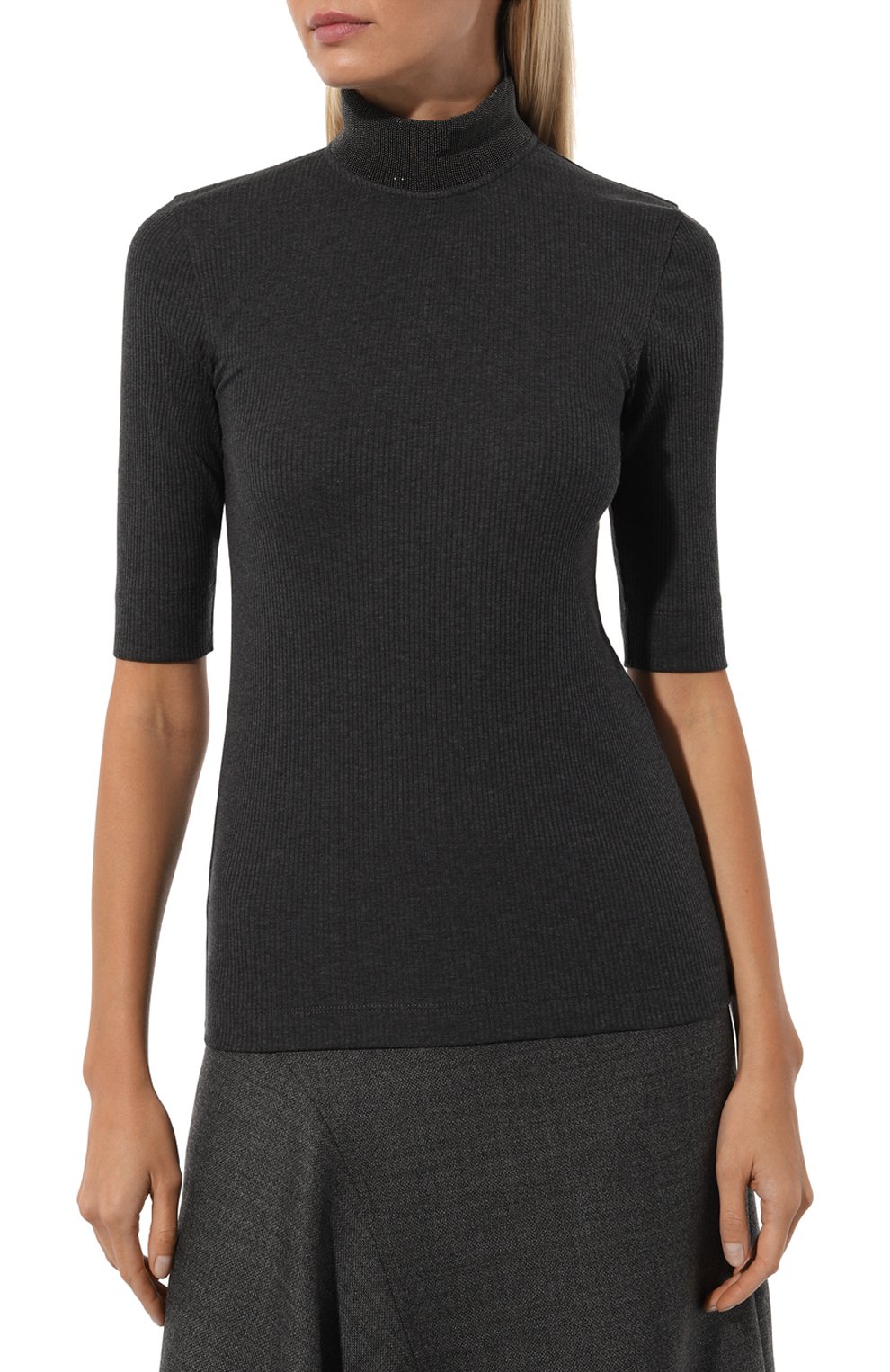 Хлопковая водолазка BRUNELLO CUCINELLI, арт. MP902HR314, фото 3