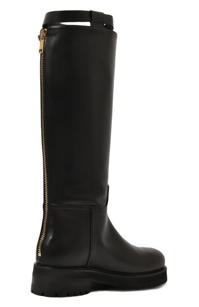 Кожаные сапоги DONDUP черного цвета по цене 84100 руб., арт. WS258/PL0457D XXXW, фото 5 Кожаные сапоги DONDUP, арт. WS258/PL0457D XXXW, фото 5