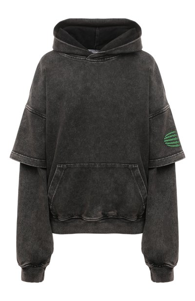 Хлопковое худи ALEXANDER WANG, арт. UCC1221491, фото 1