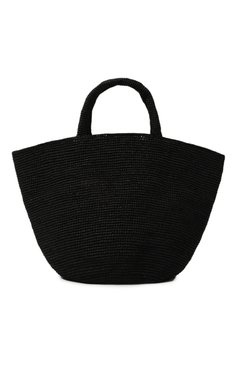 Женская сумка kapity ma k SANS-ARCIDET черного цвета, арт. KAPITY MA-K S24 M | Фото 1 (Материал сплава: Проставлено; Материал: Растительное волокно; Драгоценные камни: Проставлено; Размер: large)