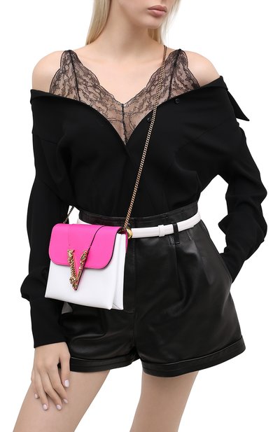 Сумка virtus VERSACE разноцветного цвета по цене 157000 руб., арт. DBSH322/D5VIT, фото 2 Сумка virtus VERSACE, арт. DBSH322/D5VIT, фото 2