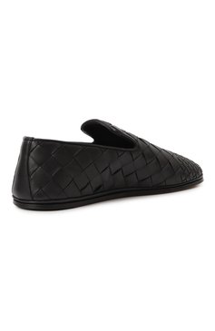 Мужские кожаные слиперы sunday BOTTEGA VENETA черного цвета, арт. 819500/V55V0 | Фото 5 (Материал внутренний: Натуральная кожа; Нос: Не проставлено; Материал внешний: Натуральная кожа; Материал сплава: Проставлено; �Стили: Кэжуэл)