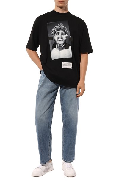 Хлопковая футболка DIEGO VENTURINO, арт. D3W4DVTS0ZHF, фото 2