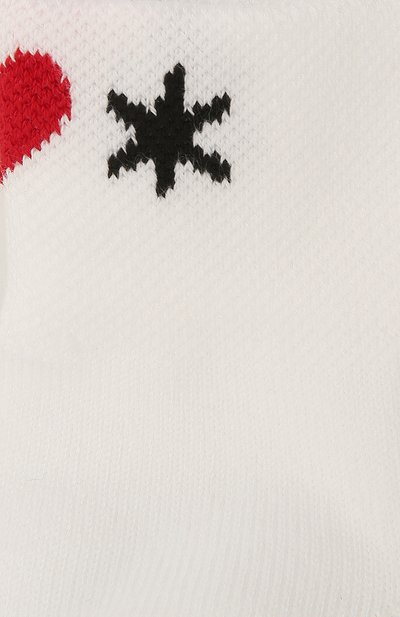Хлопковые носки ALEXANDER MCQUEEN белого цвета по цене 9925 руб., арт. 665496/3D41Q, фото 2 Хлопковые носки ALEXANDER MCQUEEN, арт. 665496/3D41Q, фото 2