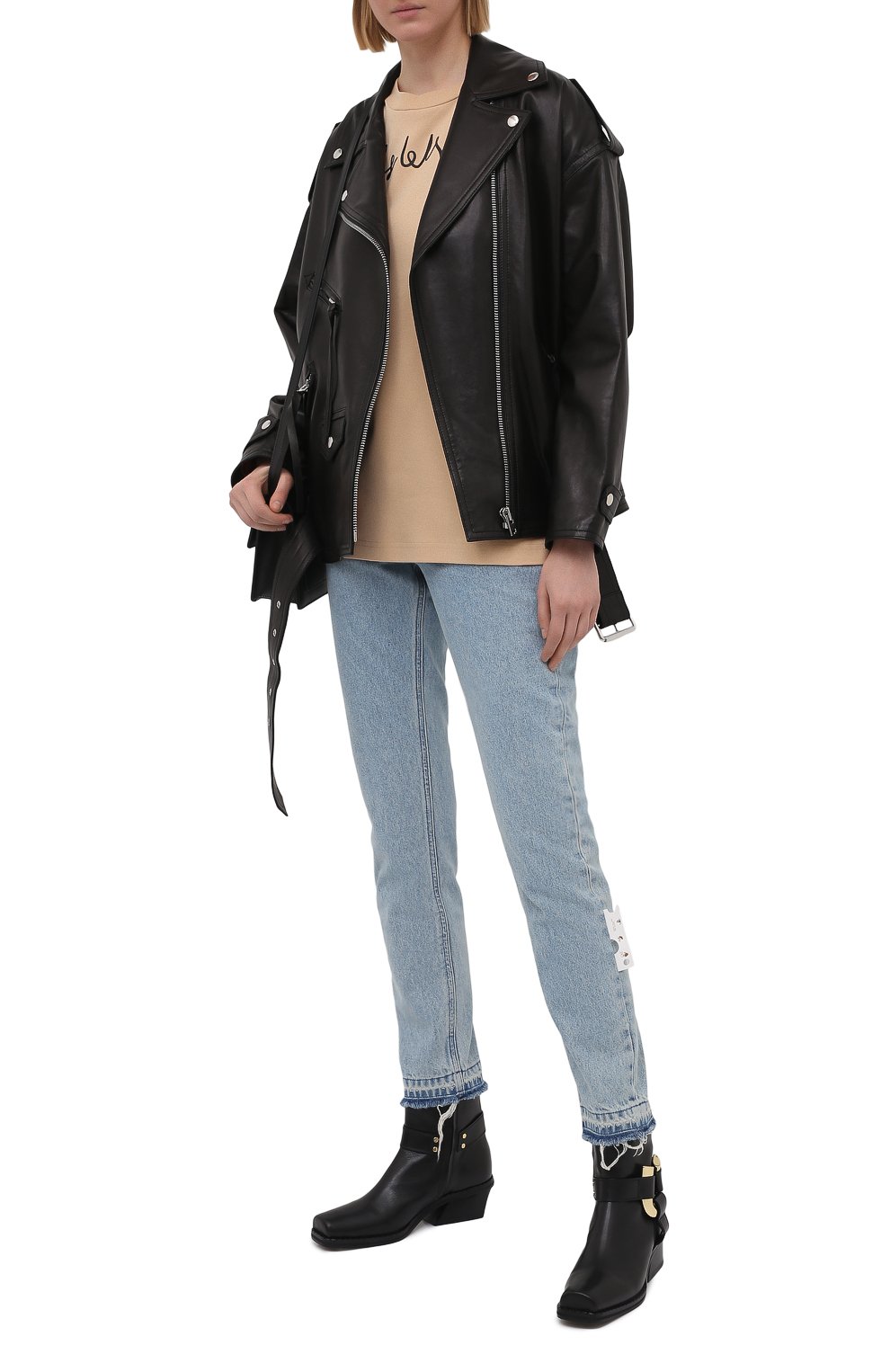 Хлопковая футболка OFF-WHITE, арт. 0WAA089S21JER003, фото 2