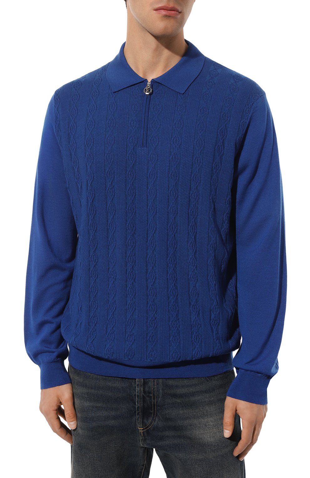 Поло из шерсти и шелка STEFANO RICCI, арт. KE08000P30/E23370, фото 3