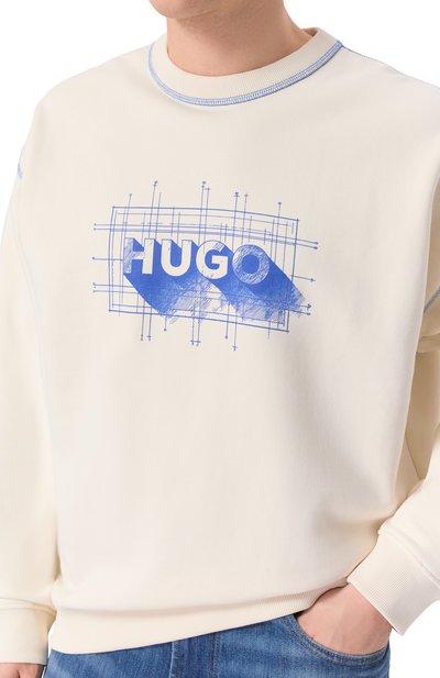 Хлопковый свитшот HUGO BLUE, арт. 50553505, фото 5