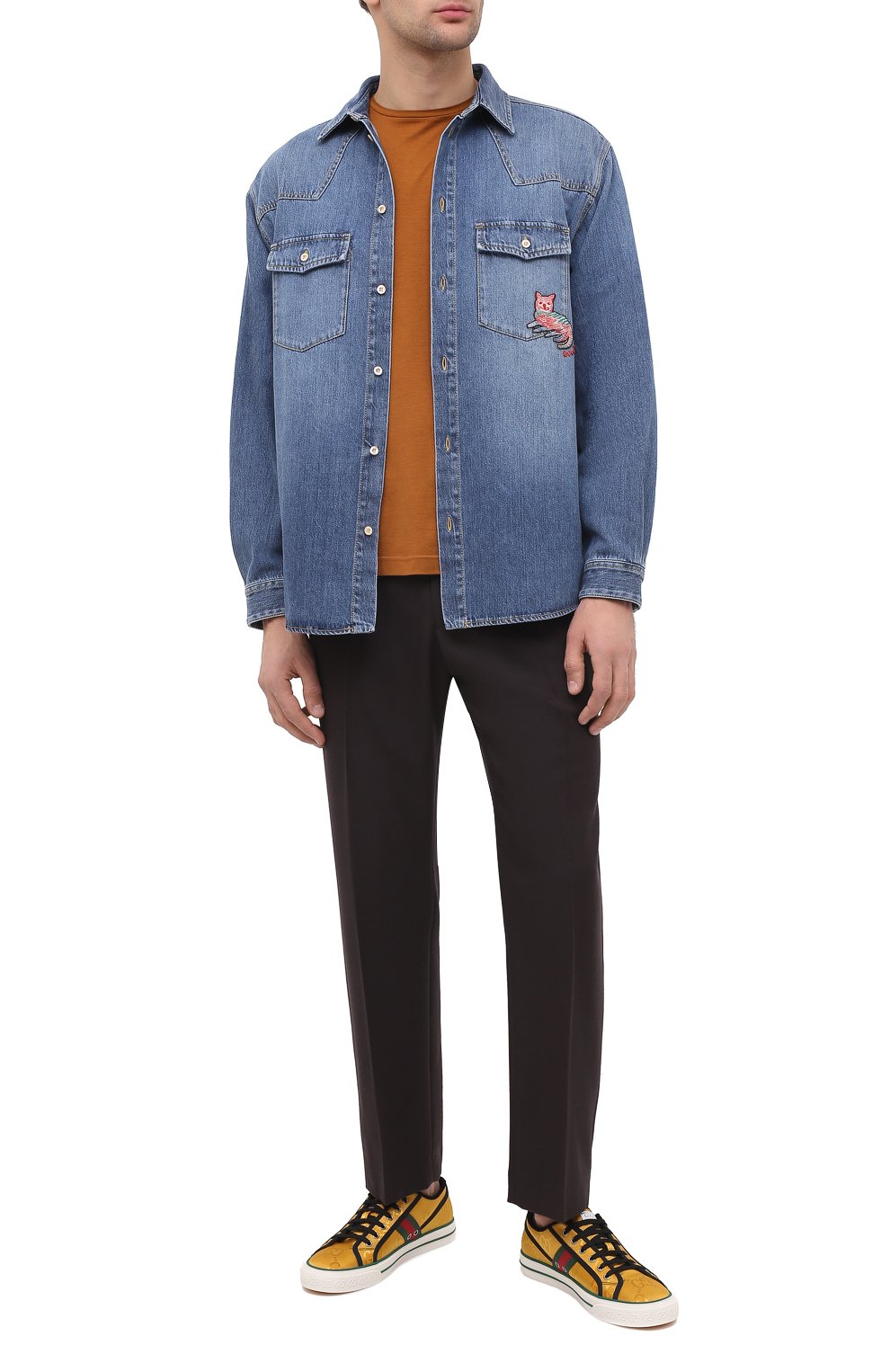 Текстильные кеды tennis 1977 GUCCI, арт. 628709/H9H70, фото 2