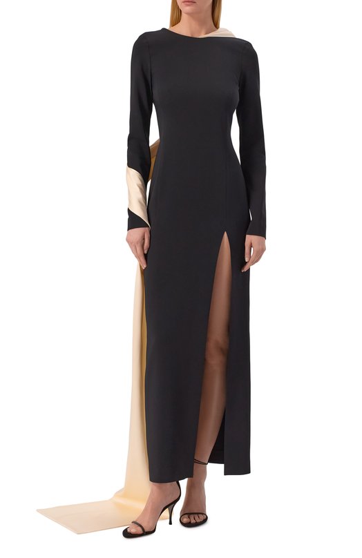 Платье из вискозы и шелка Armarium ARMFWD048/V011 Чёрный  ARMFWD048/V011 Фото 2