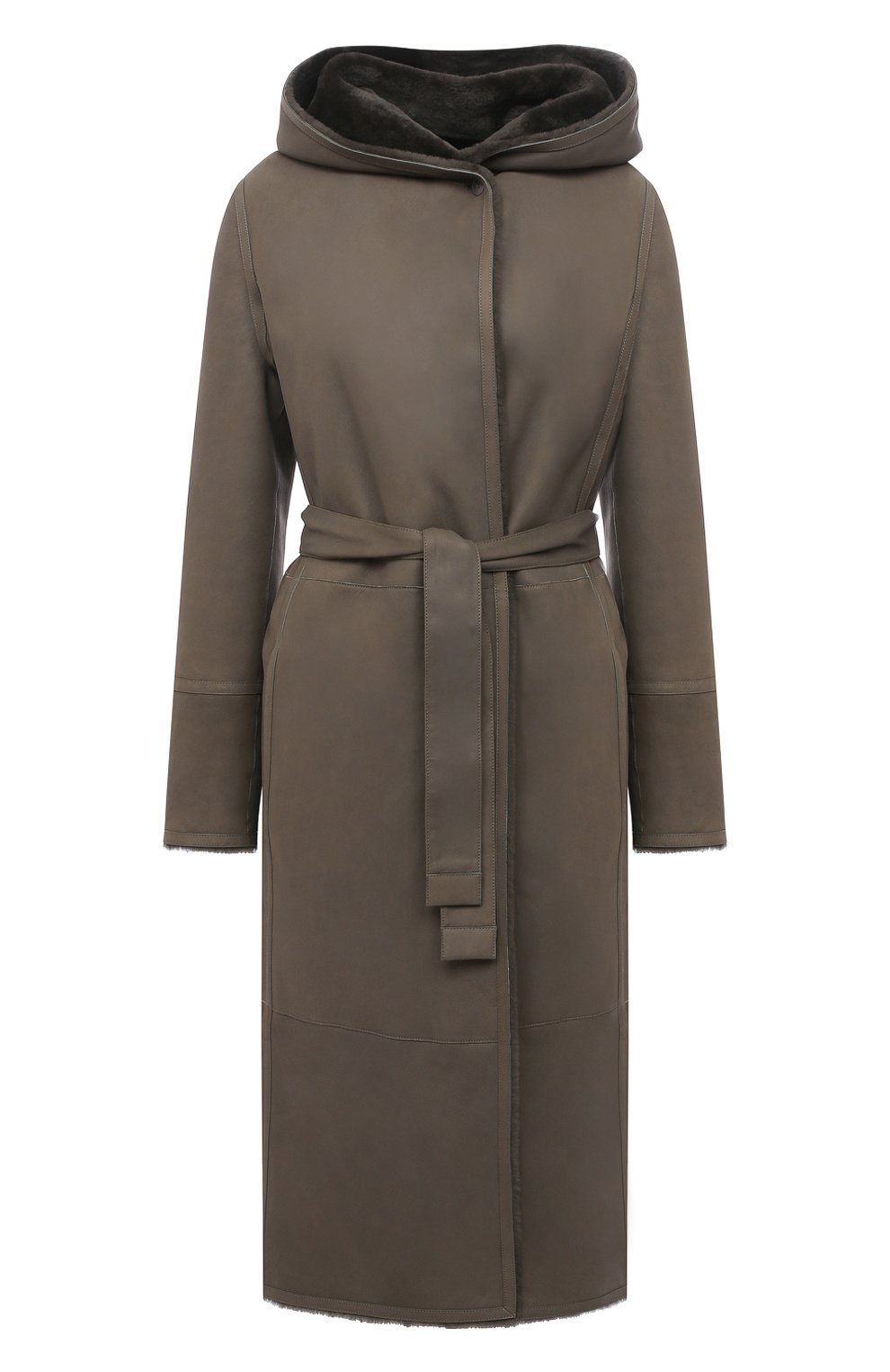 Двусторонняя дубленка LORO PIANA хаки цвета по цене 1080000 руб., арт. FAL2393, фото 1 Двусторонняя дубленка LORO PIANA, арт. FAL2393, фото 1