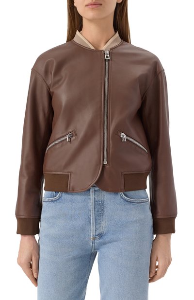 Кожаный бомбер DIEGO M, арт. 25EM-A101, фото 3