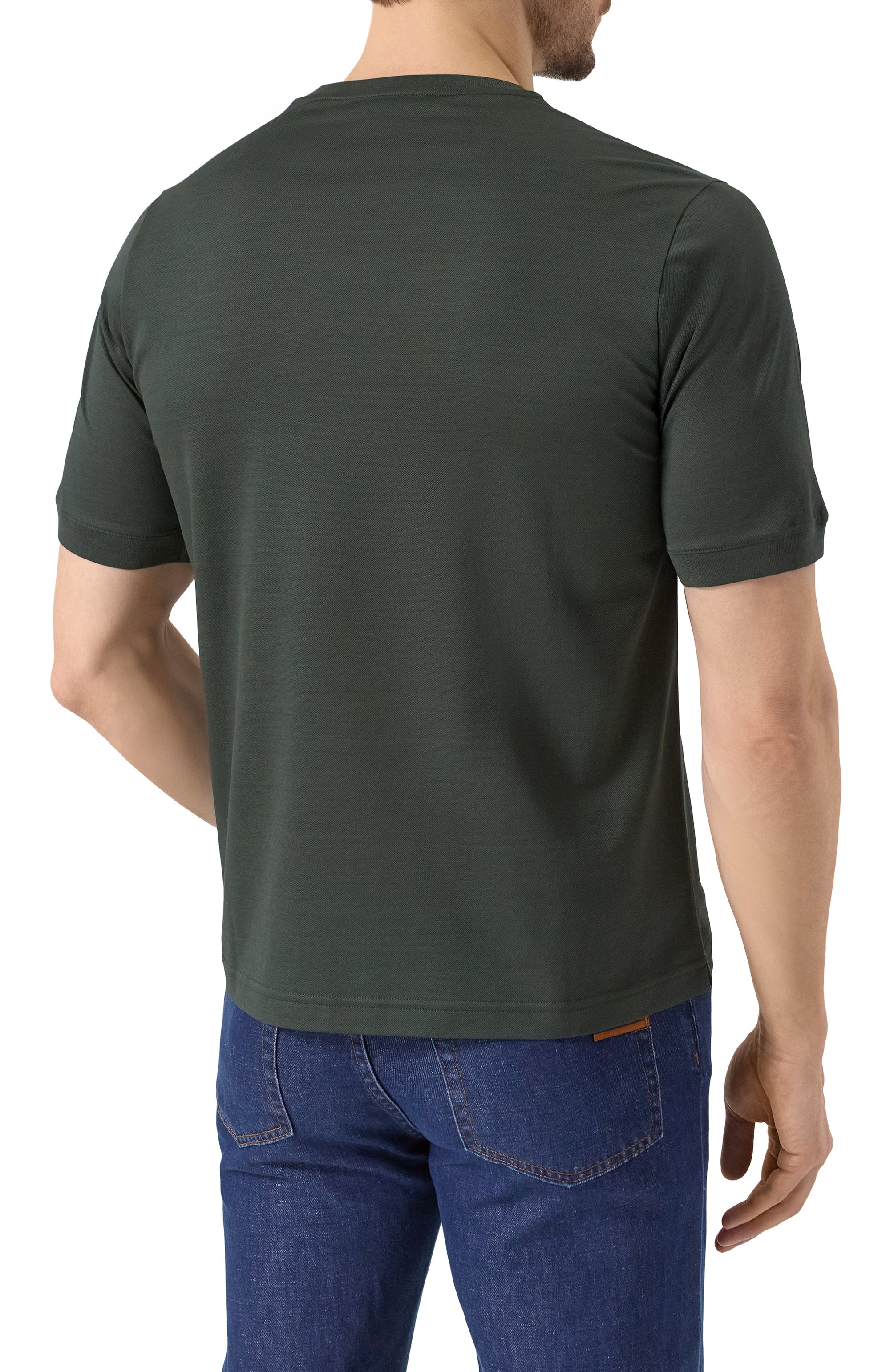 Хлопковая футболка ZILLI, арт. TSR02NM0100VZCR00, фото 4