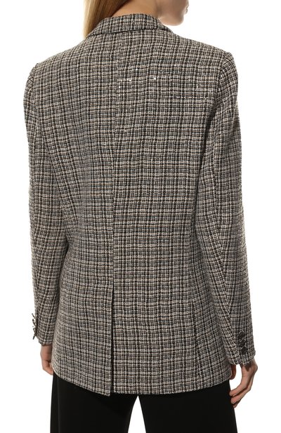 Жакет из вискозы SEVEN LAB темно-бежевого цвета по цене 27300 руб., арт. J beige/black brill, фото 4 Жакет из вискозы SEVEN LAB, арт. J beige/black brill, фото 4