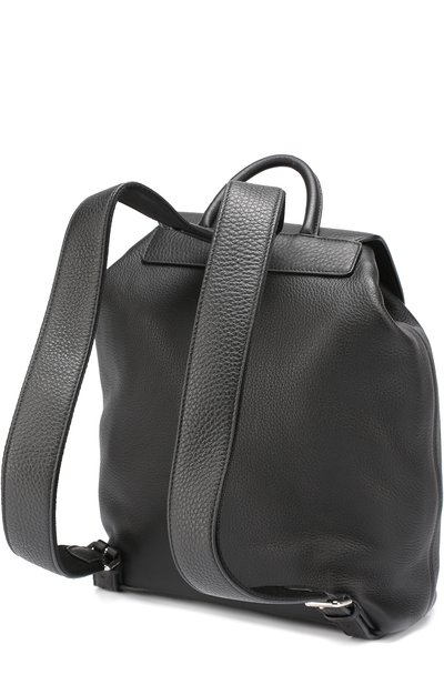 Кожаный рюкзак с клапаном и внешним карманом GIORGIO ARMANI, арт. Y20066/YAG3E, фото 2