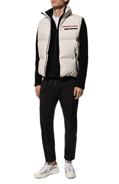 Комбинированные кроссовки america's cup PRADA, арт. 4E3400-ASZ-F0J36, фото 2