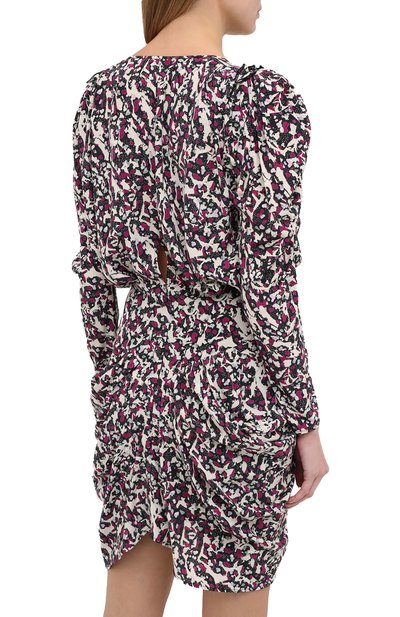 Шелковое платье ISABEL MARANT розового цвета по цене 99500 руб., арт. R01786-20A026I/MARGARETIA, фото 4 Шелковое платье ISABEL MARANT, арт. R01786-20A026I/MARGARETIA, фото 4