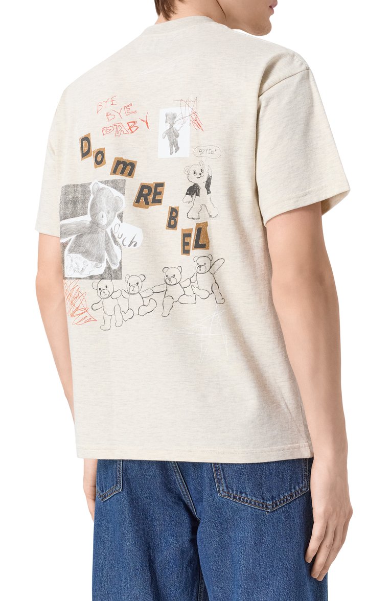 Мужская хлопковая футболка DOMREBEL кремового цвета, арт. STUFFY/T-SHIRT | Фото 4 (Драгоценные камни: Проставлено; Длина (для топов): Стандартные; Материал сплава: Проставлено; Рукава: Короткие; Стили: Гранж, Кэжуэл; Принт: С принтом; Материал внешний: Хлопок; Кросс-КТ: Джерси; Мужское Кросс-КТ: Футболка-одежда)