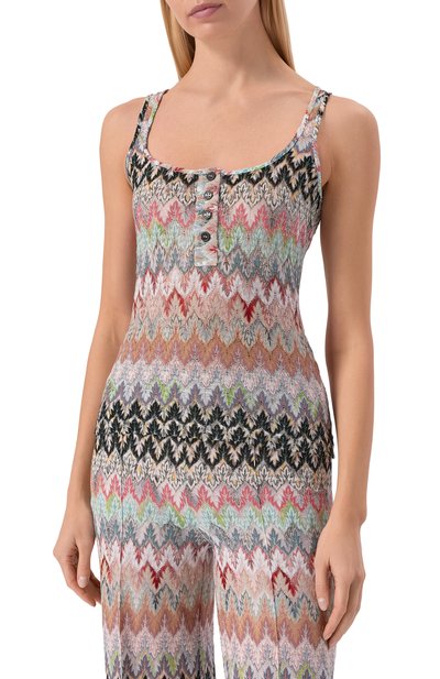 Топ из вискозы и хлопка MISSONI, арт. DS26SK04/BR014Z, фото 3