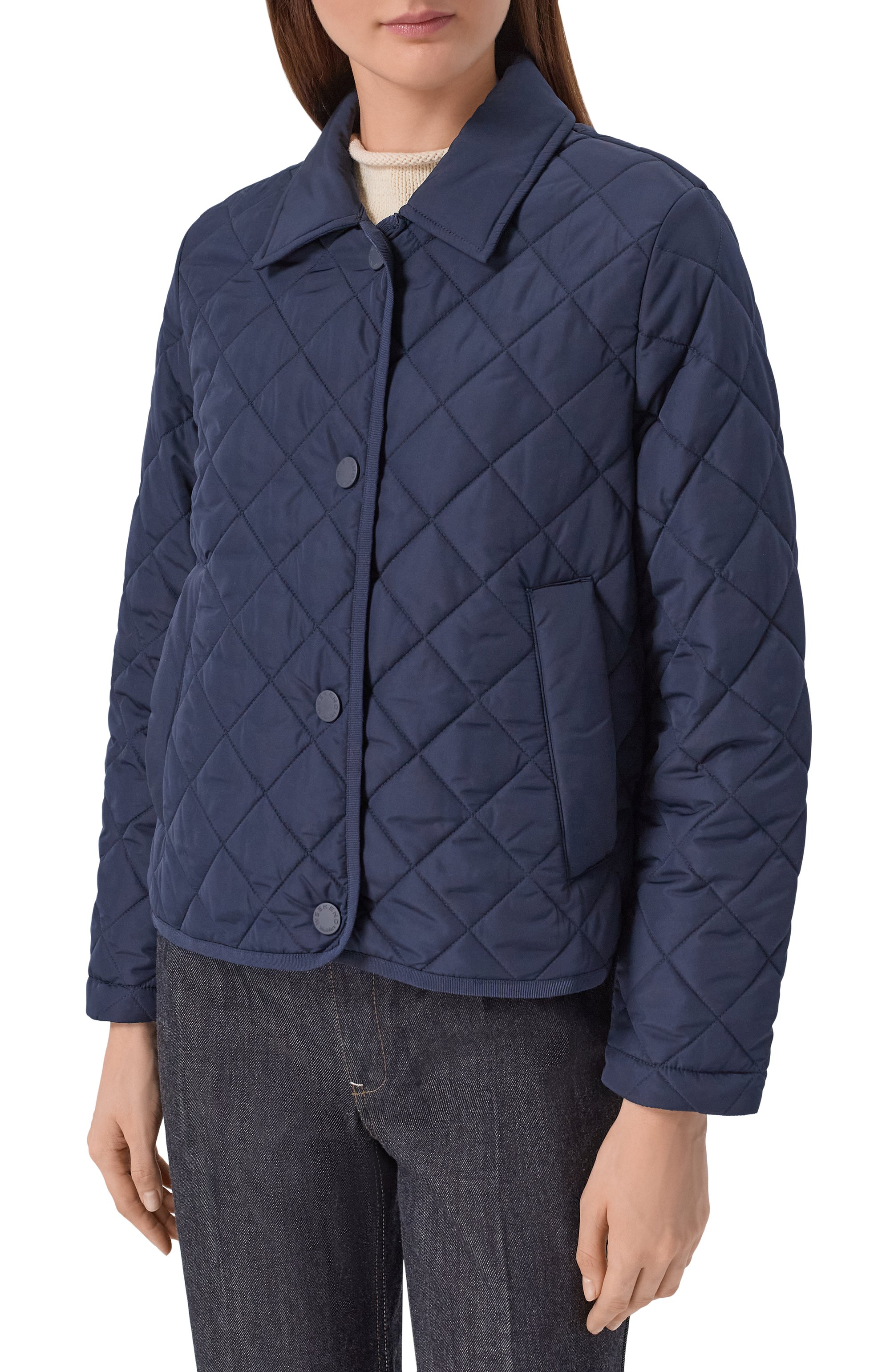 Куртка WEEKEND MAX MARA темно-синего цвета по цене 36850 руб., арт. WKDGEL0, фото 3 Куртка WEEKEND MAX MARA, арт. WKDGEL0, фото 3