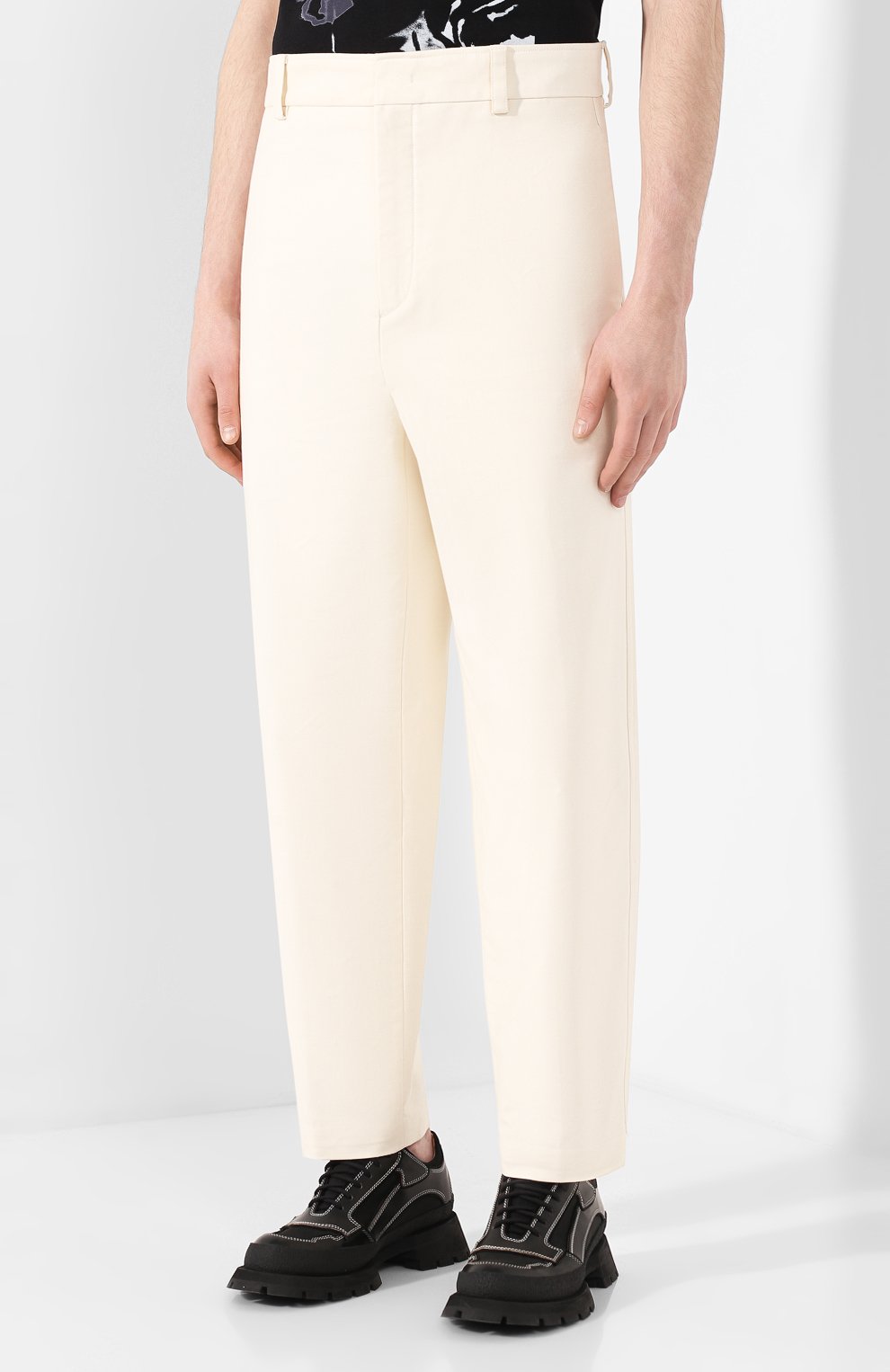 Хлопковые брюки JIL SANDER, арт. JPUQ311001-MQ250800, фото 3