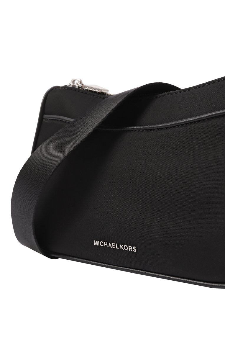 Женская сумка jet set medium MICHAEL MICHAEL KORS черного цвета, арт. 32R3SJ6C8C | Фото 3 (Материал: Текстиль; Ремень/цепочка: На ремешке; Размер: medium)