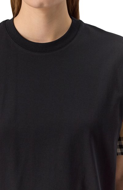 Хлопковая футболка BURBERRY, арт. 8073028, фото 5