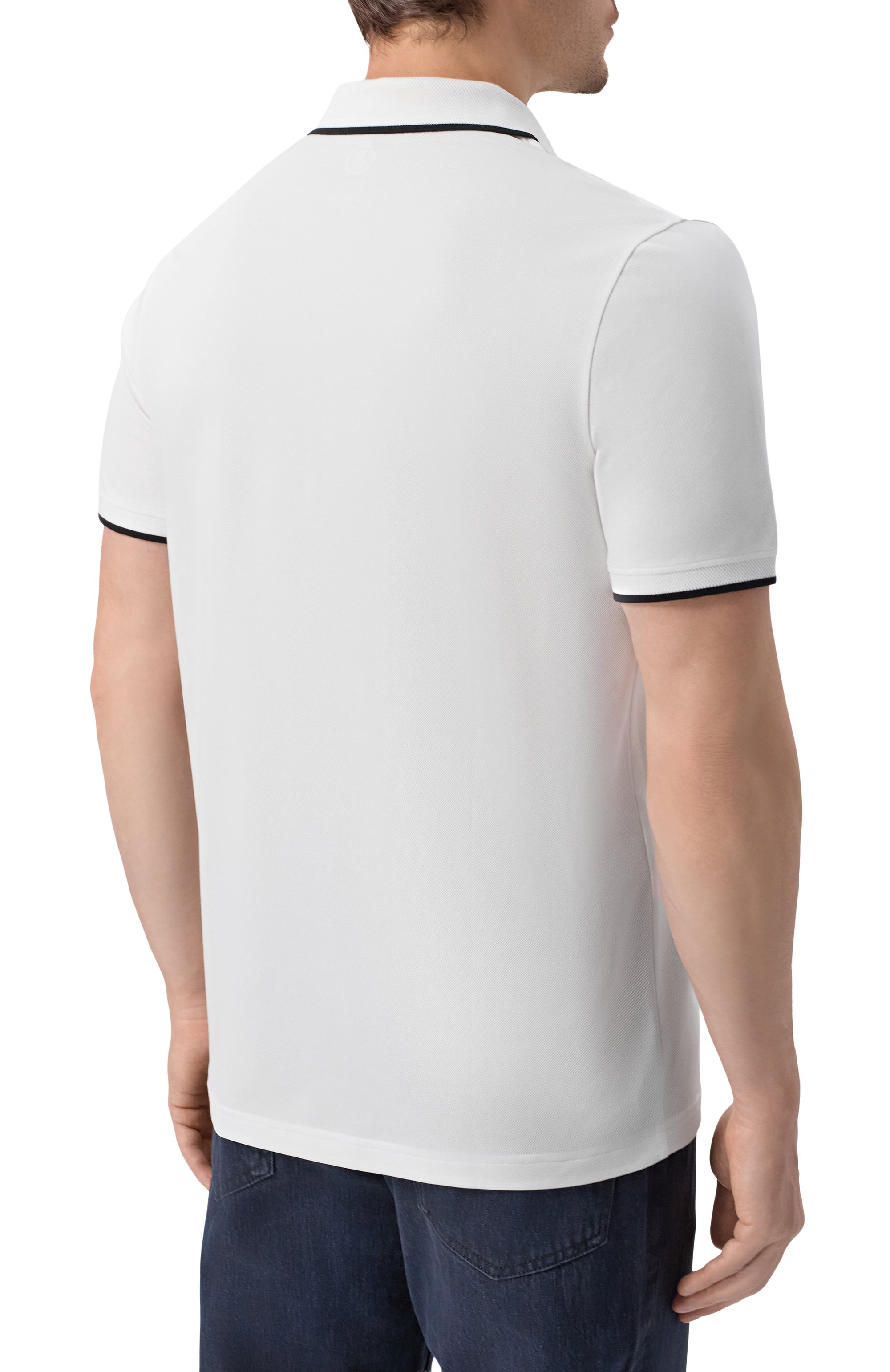 Поло BOGNER белого цвета по цене 18100 руб., арт. 58602727, фото 4 Поло BOGNER, арт. 58602727, фото 4