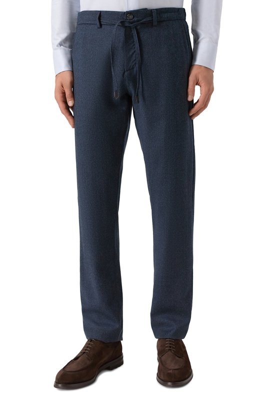 Шерстяные брюки Canali V1659G/AR03472 Синий  V1659G/AR03472 Фото 3