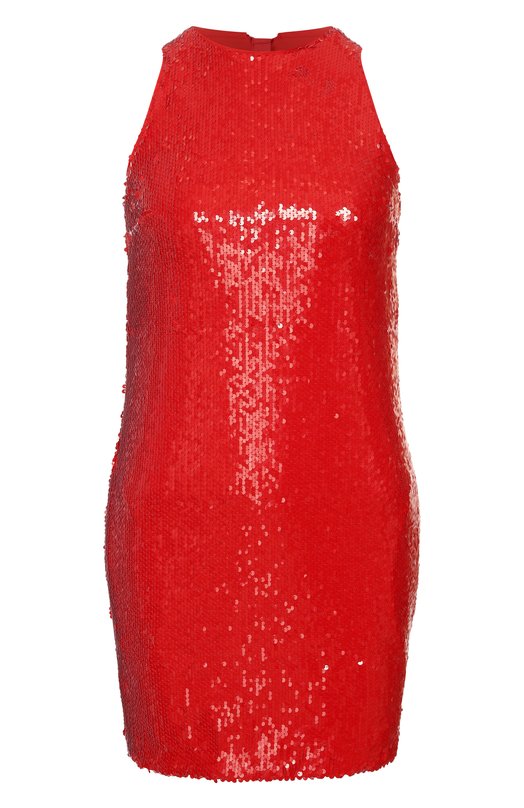 Платье с отделкой пайетками MSGM 3842MDA23 257309/257309 Красный 3842MDA23 257309/257309