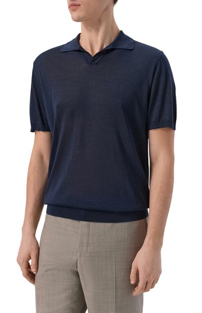 Шелковое поло CORNELIANI, арт. 27M541/2725170, фото 3