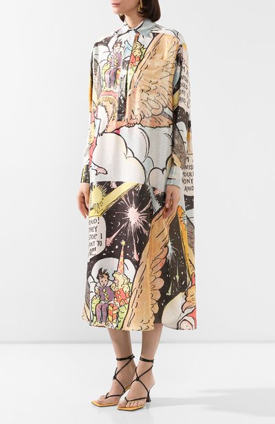 Платье из шелка и шерсти LANVIN, арт. RW-DR372I-4490-E20, фото 3