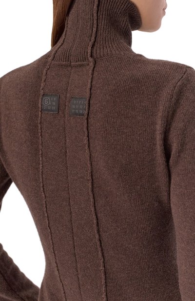 Шерстяное платье MM6, арт. S62DD0054/M13187, фото 5