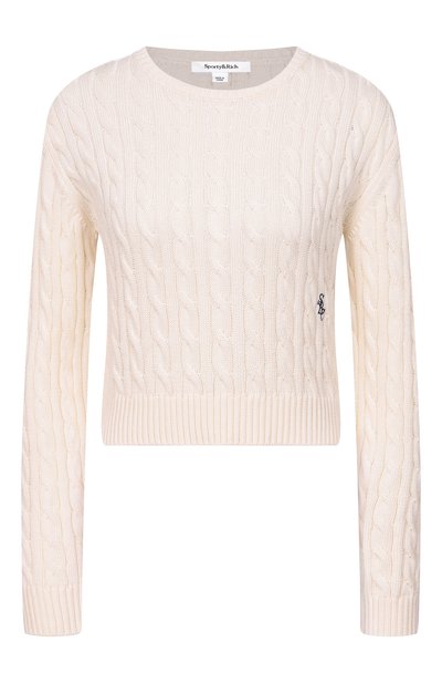 Женский хлопковый свитер SPORTY AND RICH, арт. WS094710326WH37