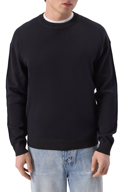 Джемпер из хлопка и шерсти BOSS, арт. 50519624, фото 3