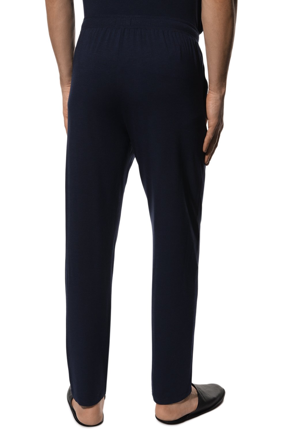 Домашние брюки из вискозы HANRO темно-синего цвета по цене 21070 руб., арт. 075040., фото 4 Домашние брюки из вискозы HANRO, арт. 075040., фото 4