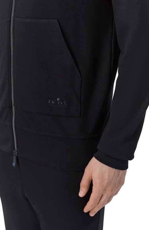 Толстовка из вискозы Kiton UMM0749 Чёрный  UMM0749 Фото 5