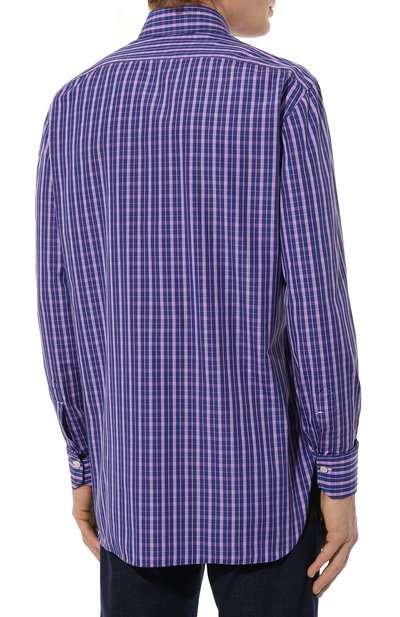 Хлопковая рубашка KITON, арт. UCIH0909720, фото 4