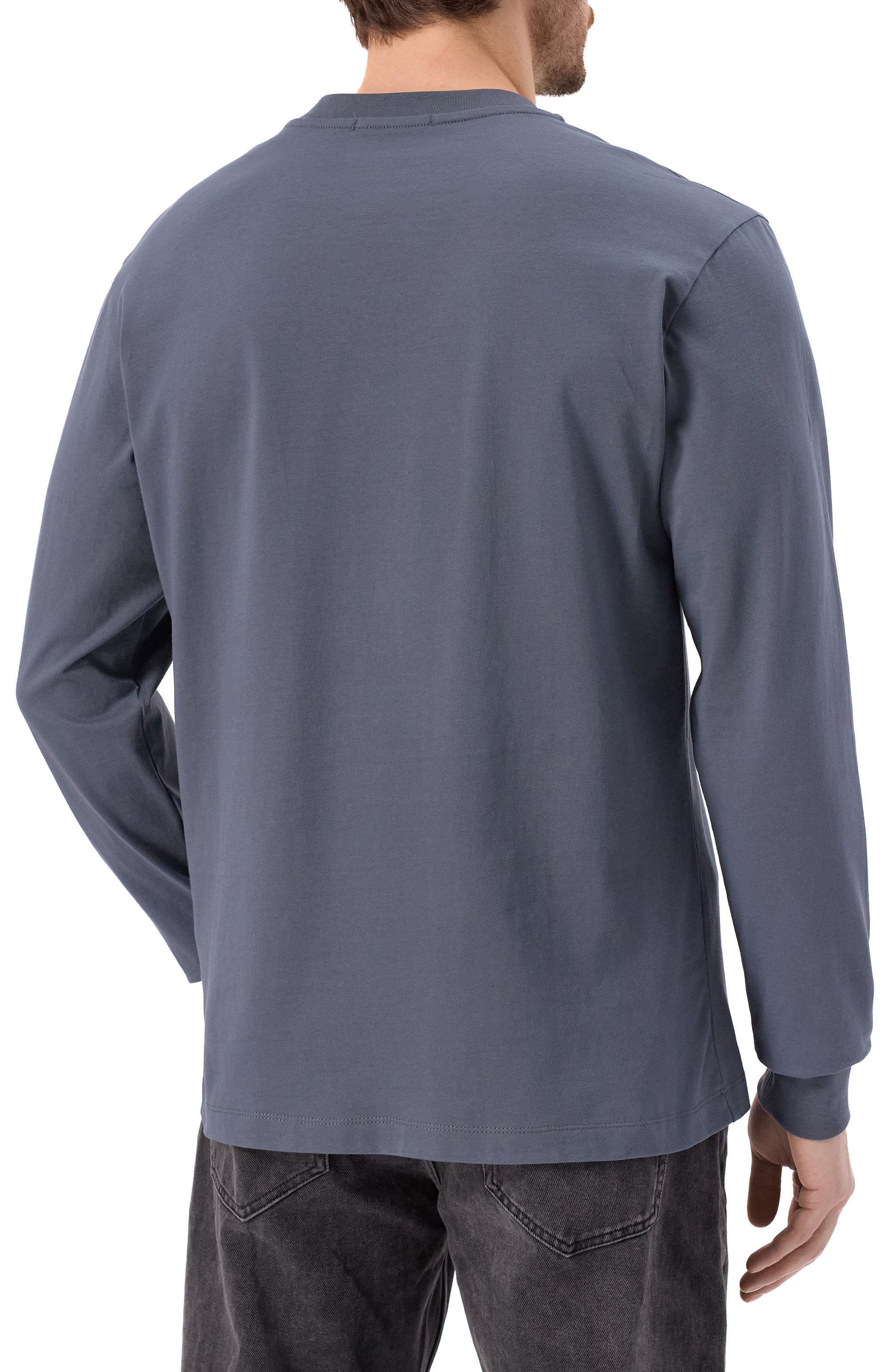 Хлопковый лонгслив HINNOMINATE, арт. HMABM01307, фото 4