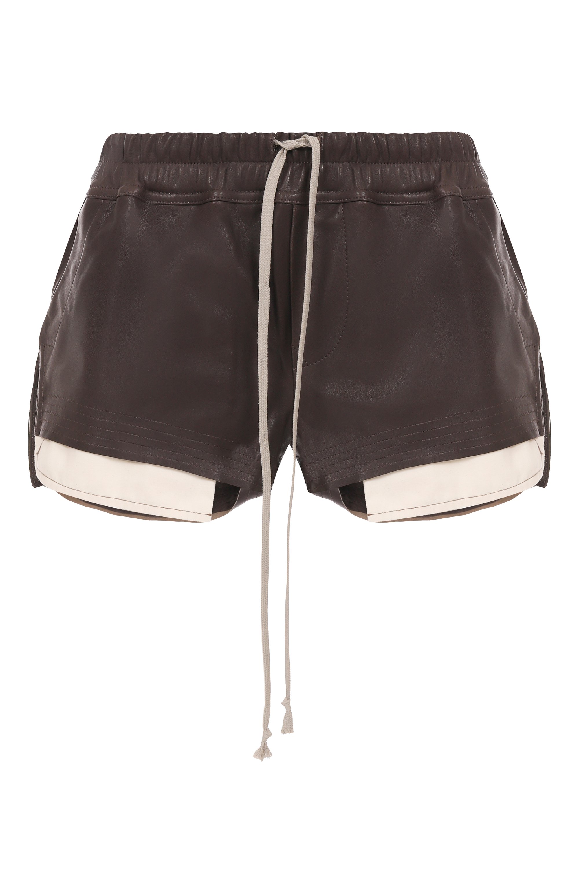 Кожаные шорты RICK OWENS, арт. RP02E4316/LBY, фото 1