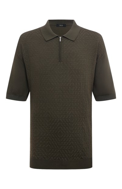 Мужская поло из шелка и хлопка ZILLI, арт. KZP002M0145VVM000_1