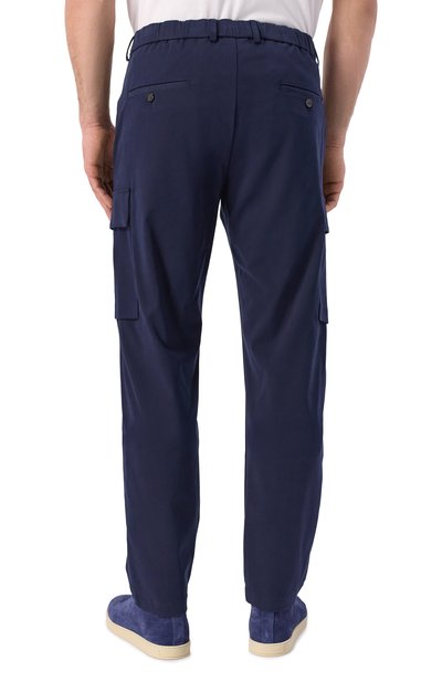 Брюки-карго PAUL&SHARK темно-синего цвета по цене 39950 руб., арт. 25414086/54, фото 4 Брюки-карго PAUL&SHARK, арт. 25414086/54, фото 4