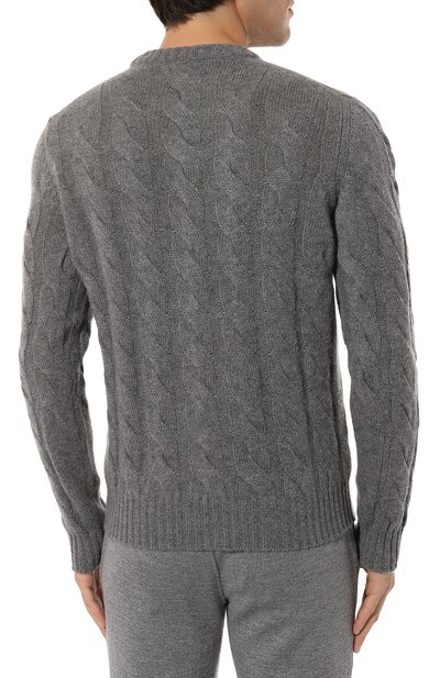 Кашемировый свитер STEFANO RICCI серого цвета по цене 247500 руб., арт. K606274G01/F23406, фото 4 Кашемировый свитер STEFANO RICCI, арт. K606274G01/F23406, фото 4